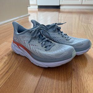 Women's Hoka Clifton 8 Sneakers (Blue) - Size 7